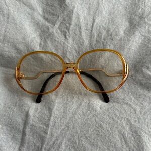 Vintage Dior Amber Glasses